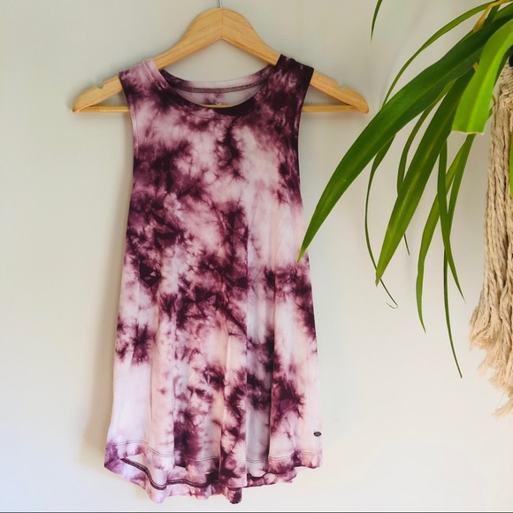 American Eagle Outfitters Tops - American Eagle Bleach Marbled Tie Dye Tank Top